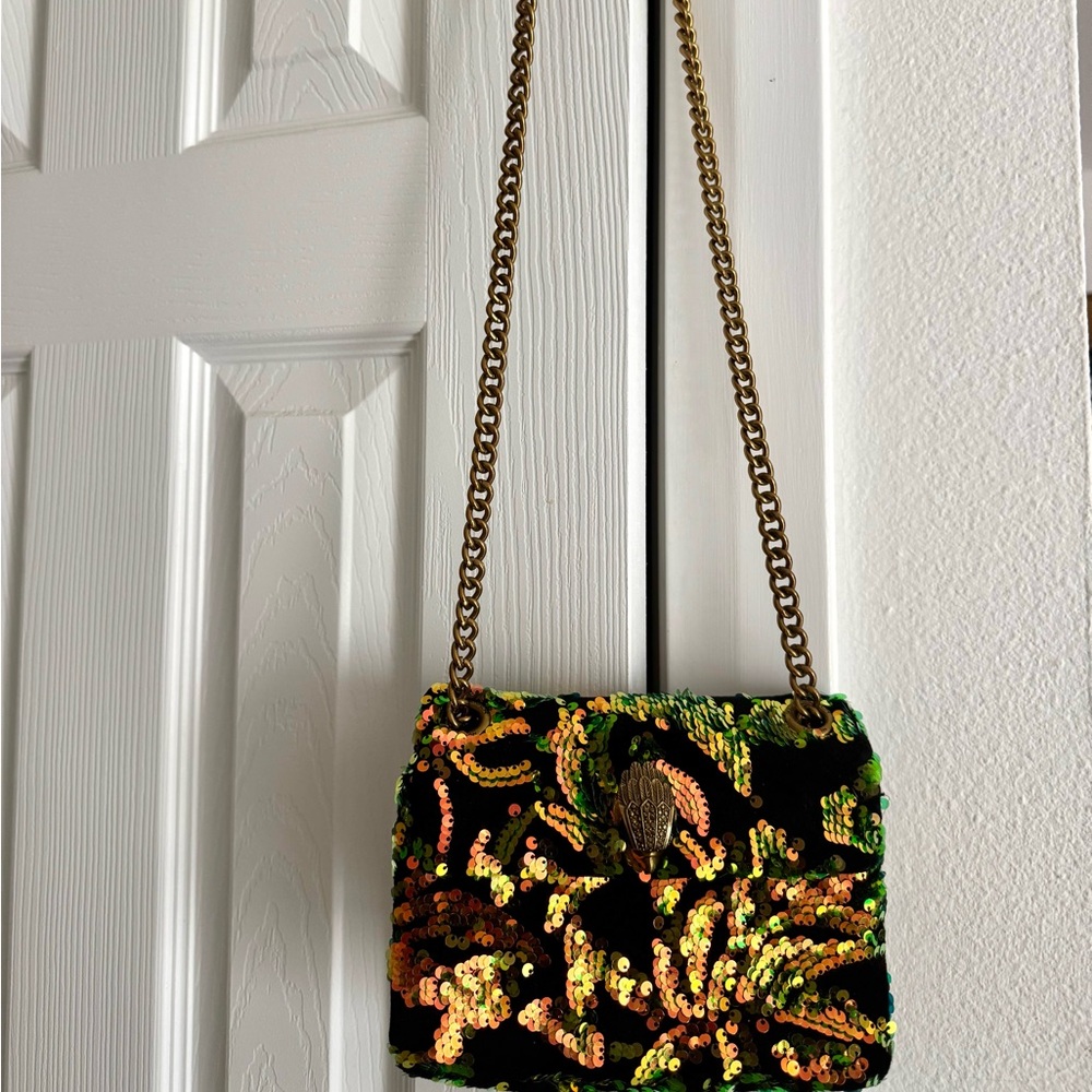Kurt Geiger London Velvet Mini Kensington Bag - Picture 4 of 7